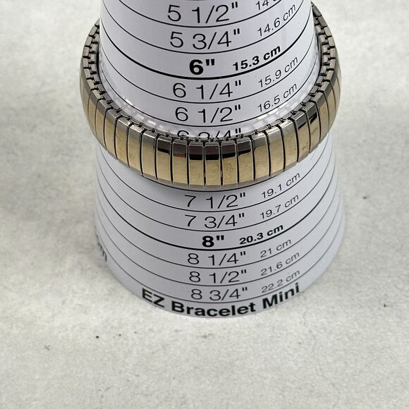 Timex Watch 35mm Date Indiglo Two Tone Stretchy Casual Classic New Battery - Picture 16 of 16